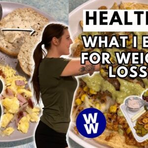What I Eat In A Day For WEIGHT LOSS | WeightWatchers HEALTHY recipes | Bagels, Nachos, Garden Setup