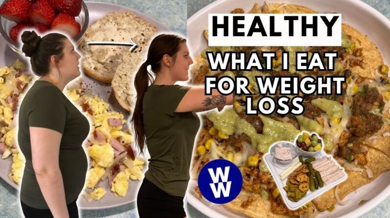 What I Eat In A Day For WEIGHT LOSS | WeightWatchers HEALTHY recipes | Bagels, Nachos, Garden Setup