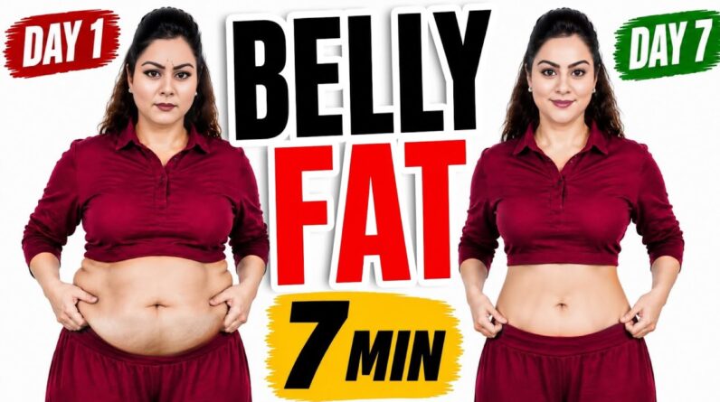7 Min Belly Fat Workout That Actually Works (No Jumping)
