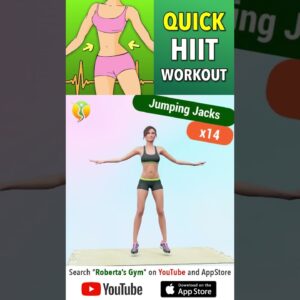 #quick #hiitworkout – Super Hard #Fat Melter  ⁨@RobertasGym⁩  #homeworkout #weightloss #fitness