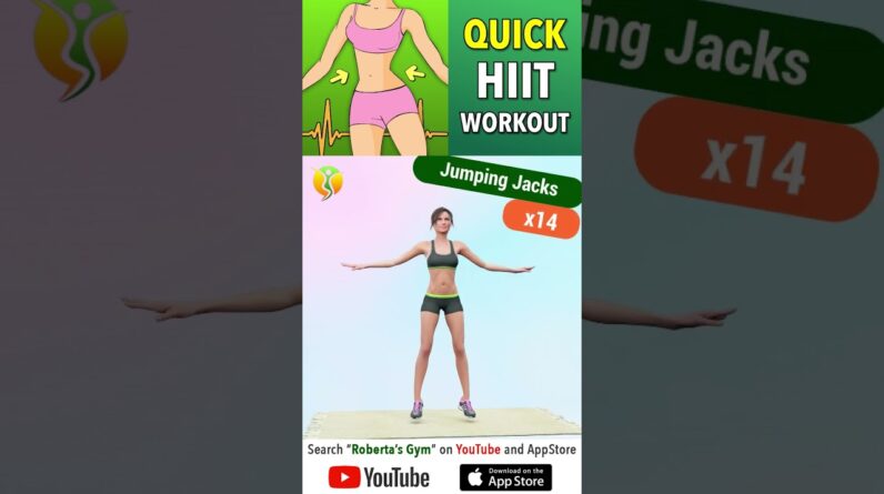 #quick #hiitworkout – Super Hard #Fat Melter  ⁨@RobertasGym⁩  #homeworkout #weightloss #fitness