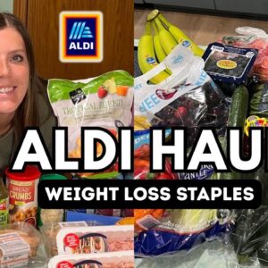 Healthy ALDI Grocery Haul For Weight Loss | Meals Ideas | WeightWatchers Points, Nutrition & Prices