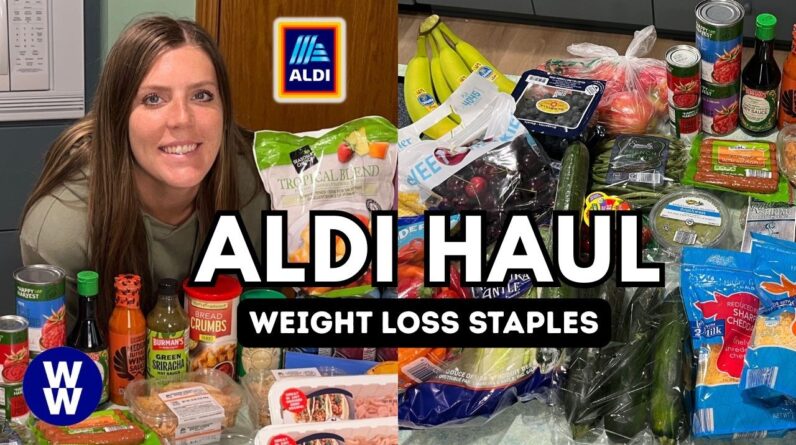 Healthy ALDI Grocery Haul For Weight Loss | Meals Ideas | WeightWatchers Points, Nutrition & Prices