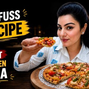Healthy High Protein Pizza ❤️ No Maida & No Oven Recipe