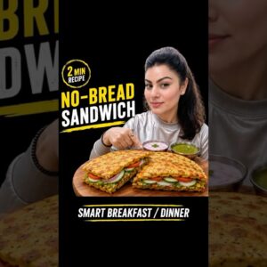 No Bread High Protein Healthy Sandwich For Breakfast Or Dinner