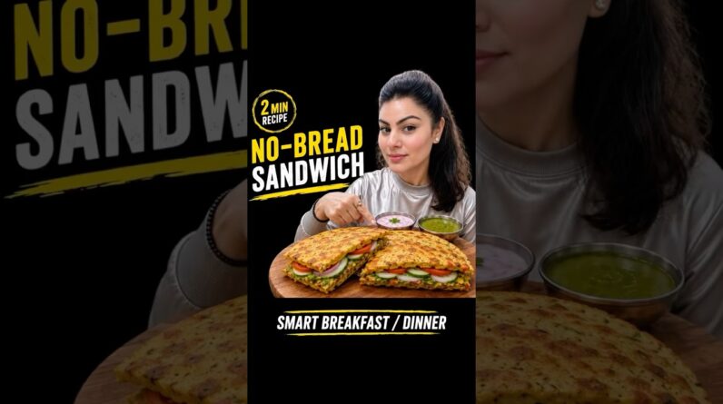 No Bread High Protein Healthy Sandwich For Breakfast Or Dinner