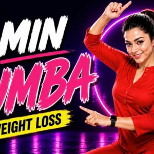 5 Mins Zumba Dance Workout For Weight Loss | Easy Home Workout for Beginners