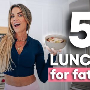 The ONLY 5 Lunches You Need to Lose Weight (high protein low carb meals)