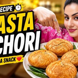 Market Wali Crispy Kachori at Home! (No Oil & No Maida) ❤️ Best Heathy Snack