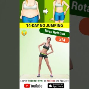 14-Day #standingworkout ( #nojumping ) – #losebellyfat  ⁨@RobertasGym⁩