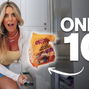 The ONLY 10 Frozen Foods You Need to Lose Weight (high protein frozen grocery haul)