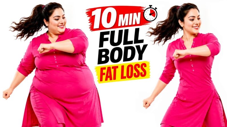 10 Mins Easy Full Body Fat Burning Workout At Home ❤️