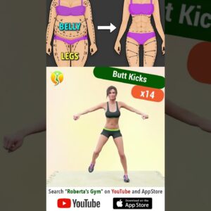 #losefat in 2 Weeks - #belly and #legexercises @RobertasGym #homeworkout #weightloss #fitness