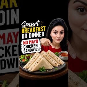 No Mayo healthy chicken sandwich for lunch or dinner !! Such yummy high protein recipe for you