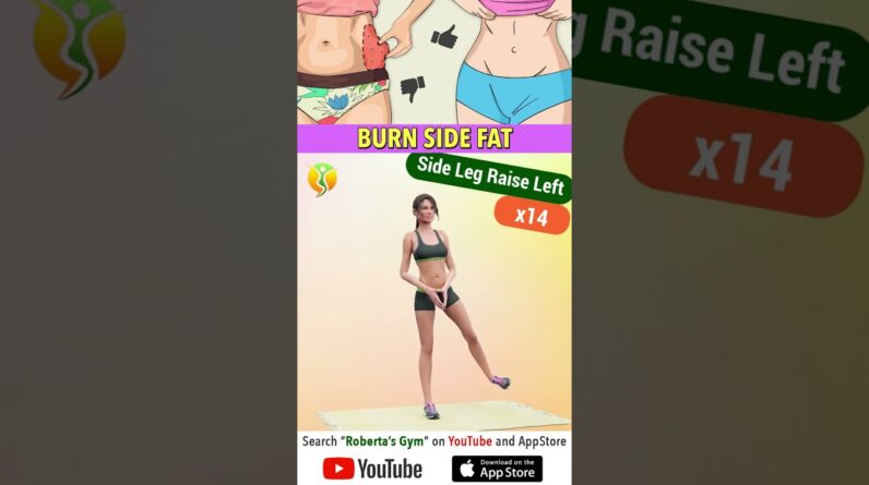 14 #bestexercises to #BurnSideFat - #lovehandles & #muffintop  @RobertasGym  #homeworkout