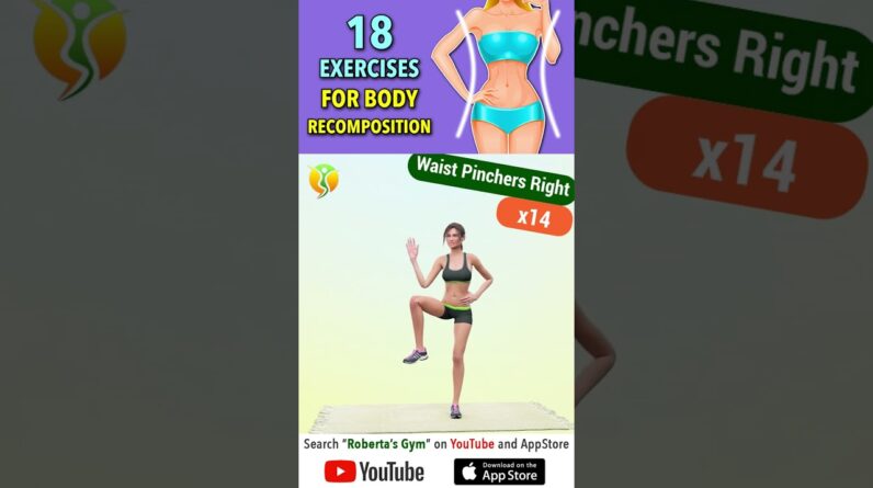 18 #exercises for #belly #legs and #hips : #fullbody #recomposition @RobertasGym #homeworkout