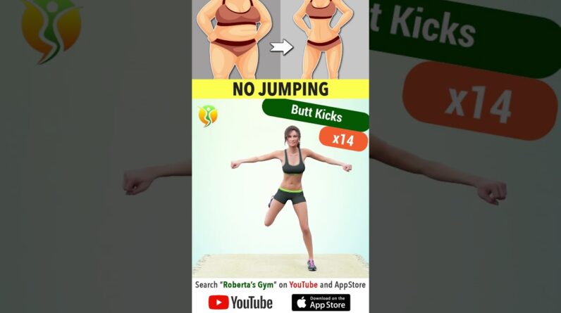 16 Min #standingworkout for #weightloss  ( #nojumping )  @RobertasGym #weightloss #homeworkout