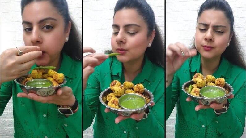 Craving Pakoras? Try My Yummy Oil-Free Pakora Recipe 😍 Your Healthy Evening Snack ❤️