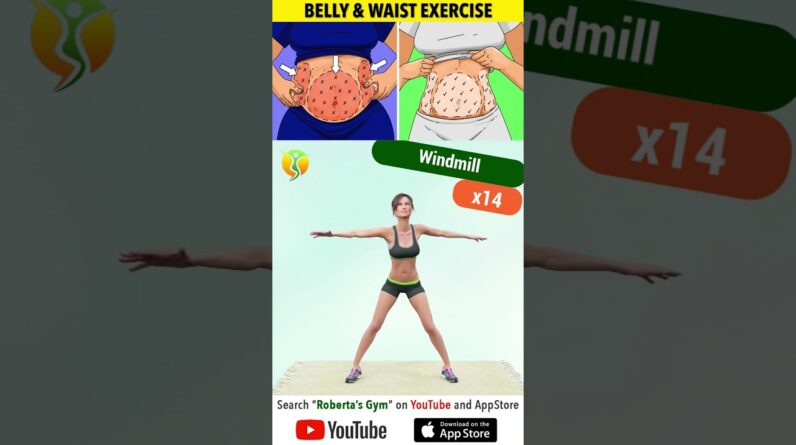 20 #standingexercises to #flatten Your #belly and #Slim Your #Waist  ⁨@RobertasGym #homeworkout