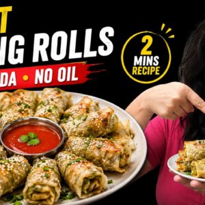 My Favourite 2-Min Healthy Dinner (Paneer Cabbage Rolls)