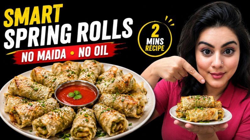 My Favourite 2-Min Healthy Dinner (Paneer Cabbage Rolls)