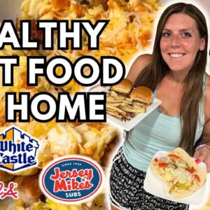 3 EASY & Quick Copycat Fast Food Recipes at HOME | WeightWatchers Points | Healthy Take Out at Home