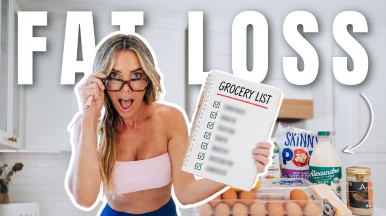 The EXACT Grocery List You Need to Start Losing Weight (beginner + budget friendly)