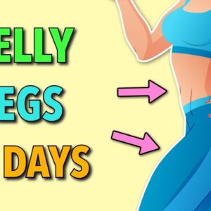 14-Day Cardio + Legs + Belly Fat Loss = Home Exercise Challenge