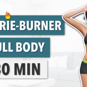 30-Minute Push-through Full Body Workout to Burn Calories