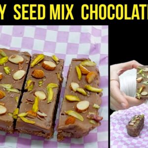Chocolate Craving? Make This Healthy Chocolate Seed-Mix Burfi in Mins