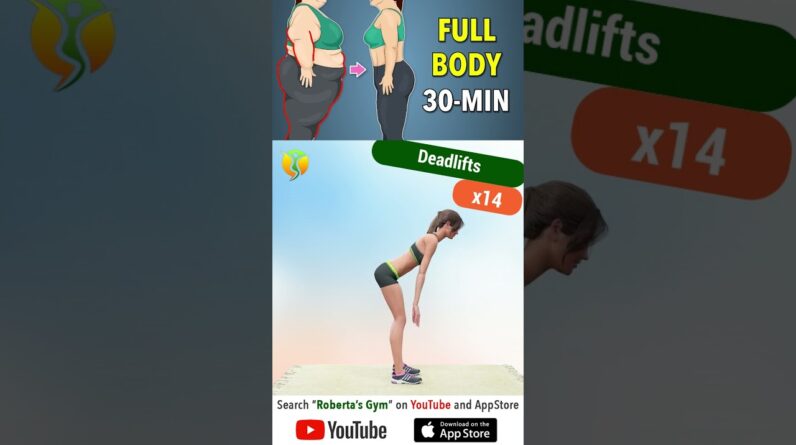 39-Minute #weightlossworkout - #fullbodyexercises and #stretches  @RobertasGym #homeworkout