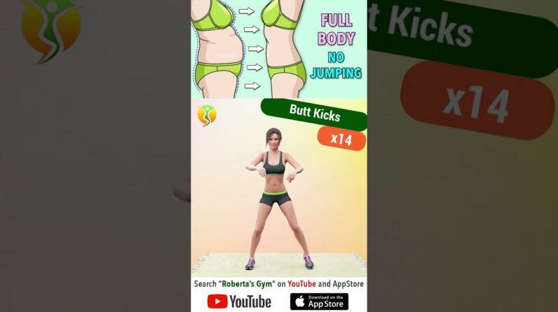 #30min #fullbodyworkout (#nojumping ) @RobertasGym #homeworkout #weightloss #burncalories