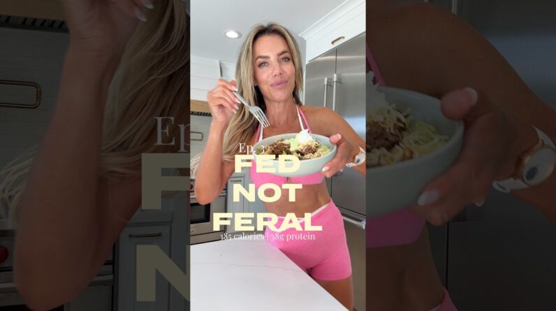 My low calorie California burrito bowl | Fed Not Feral ep. 3