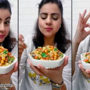 Need A Quick Dinner? Try This High Protein Chapati Quinoa Chaat!