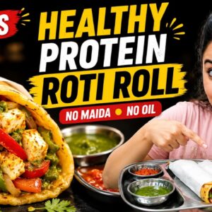 Hungry? Eat 2 Mins Chatpati Healthy Protein Roti Roll For Lunch Or Dinner