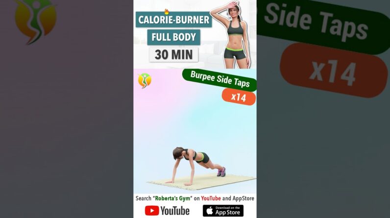 #30Minute #pushthrough #fullbodyworkout to #burncalories  ⁨@RobertasGym #homeworkout #weightloss