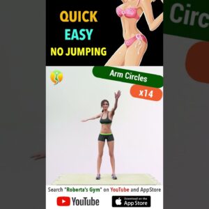#quickworkout To #loseweight – #ApartmentFriendly ( #nojumping )  ⁨@RobertasGym #homeworkout