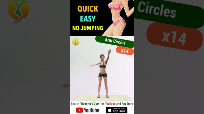 #quickworkout To #loseweight – #ApartmentFriendly ( #nojumping )  ⁨@RobertasGym #homeworkout