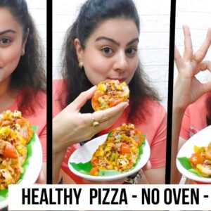 Pizza Craving? Try This NO-OVEN Healthy Pizza!