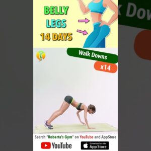 14-Day #cardio + #legs + #bellyfatloss = #homeexercise #challenge  ⁨@RobertasGym #homeworkout
