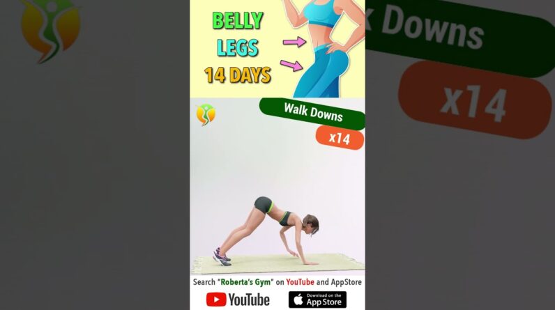 14-Day #cardio + #legs + #bellyfatloss = #homeexercise #challenge  ⁨@RobertasGym #homeworkout