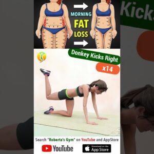 #morningworkout to Lose #stubbornfat - #lowerbelly & #thighfat Areas  ⁨@RobertasGym #homeworkout