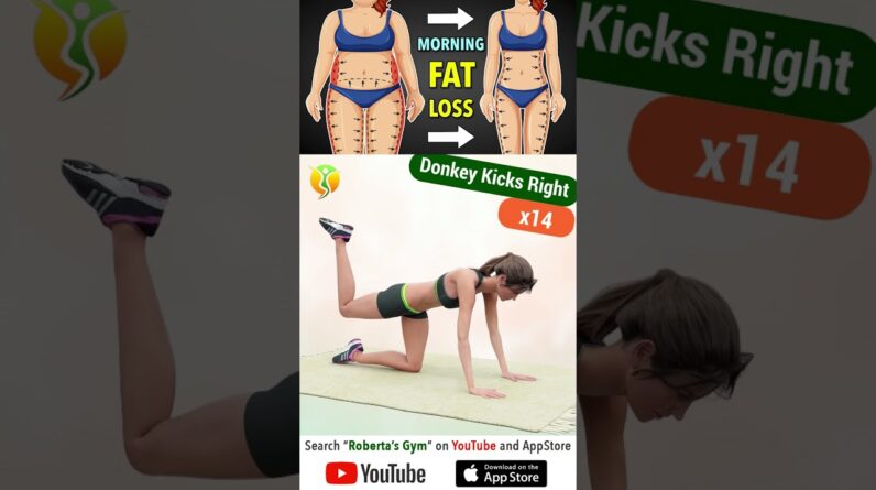 #morningworkout to Lose #stubbornfat - #lowerbelly & #thighfat Areas  ⁨@RobertasGym #homeworkout