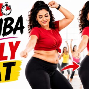The Best Zumba Dance to Lose Belly Fat at Home (Easy 8 Min)
