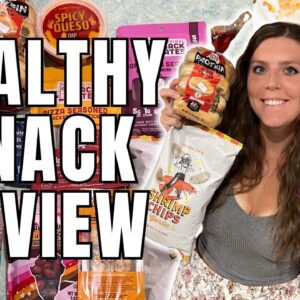 Healthy Snack Review | Trying New Healthy Low Point Foods | WeightWatchers Points, Calories & Macros