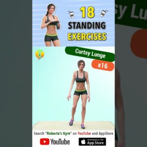#kickstartyourday With 18 #standingexercises for #beginners @RobertasGym #homeworkout #weightloss