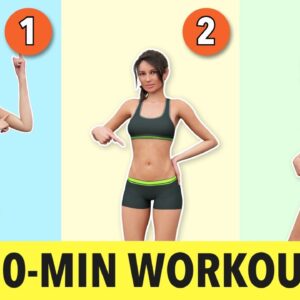30-Min Abs, Upper Body and Lower Body Sweat Session Workout