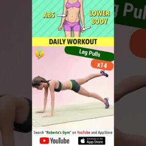 #30min Sculpted #abs and #lowerbody – #dailyworkout  ⁨@RobertasGym #homeworkout #bellyworkout