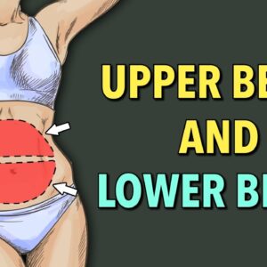 Lose Upper Belly and Lower Belly Fat with 3 Sets of 10 Targeted Exercises