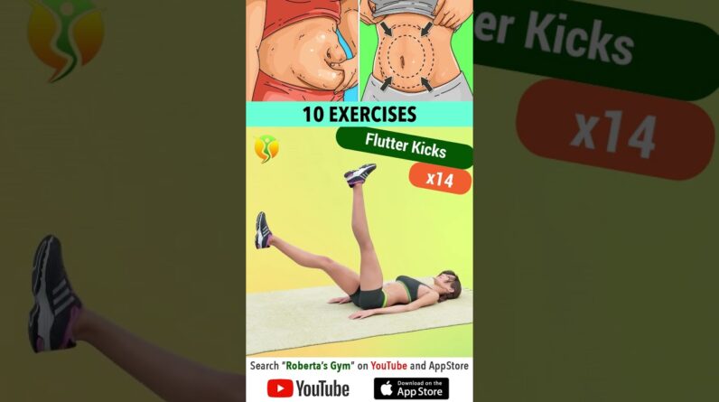 10 Highly #effectiveexercises to #losebellyfat for a #slimmer Waist  ⁨@RobertasGym#homeworkout